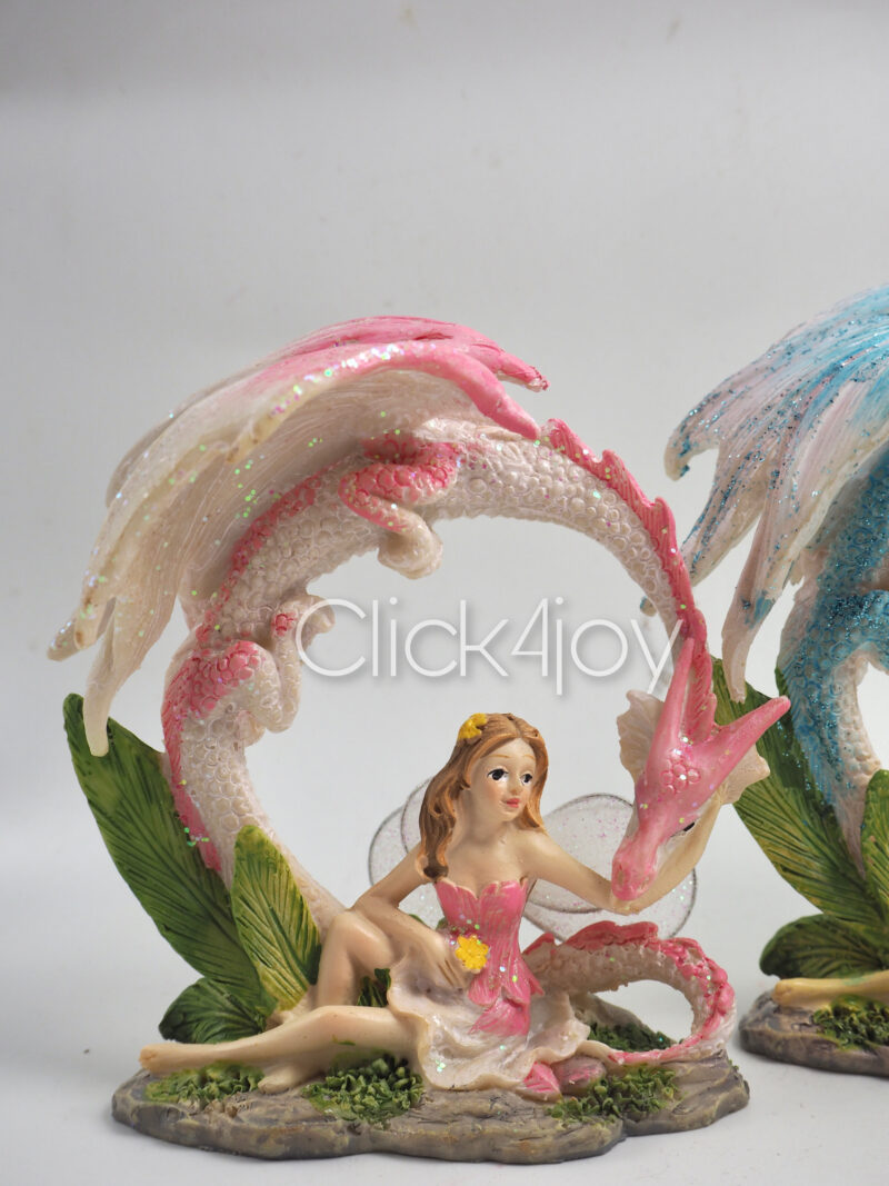 3pcs set of 10cm Fairy Petting Dragon 3 Asstd Figurine - Image 2