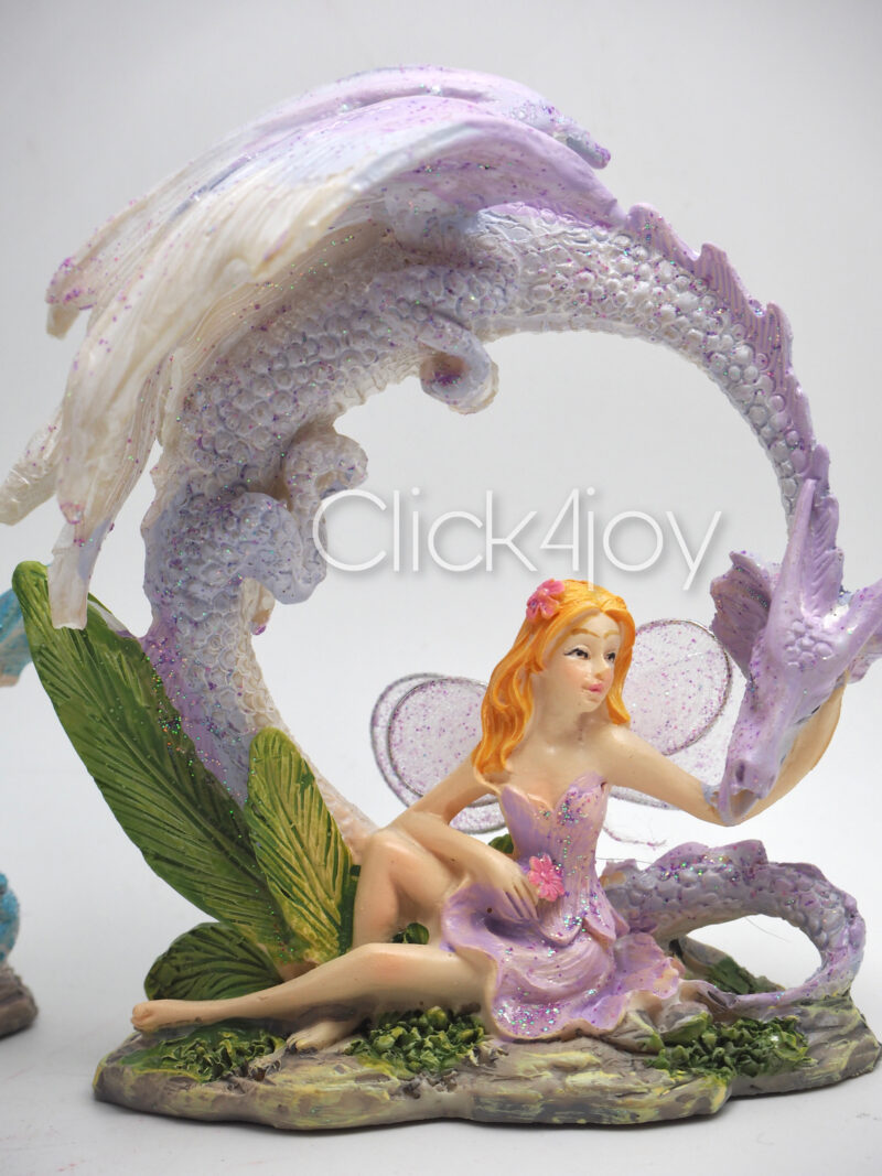 3pcs set of 10cm Fairy Petting Dragon 3 Asstd Figurine - Image 3