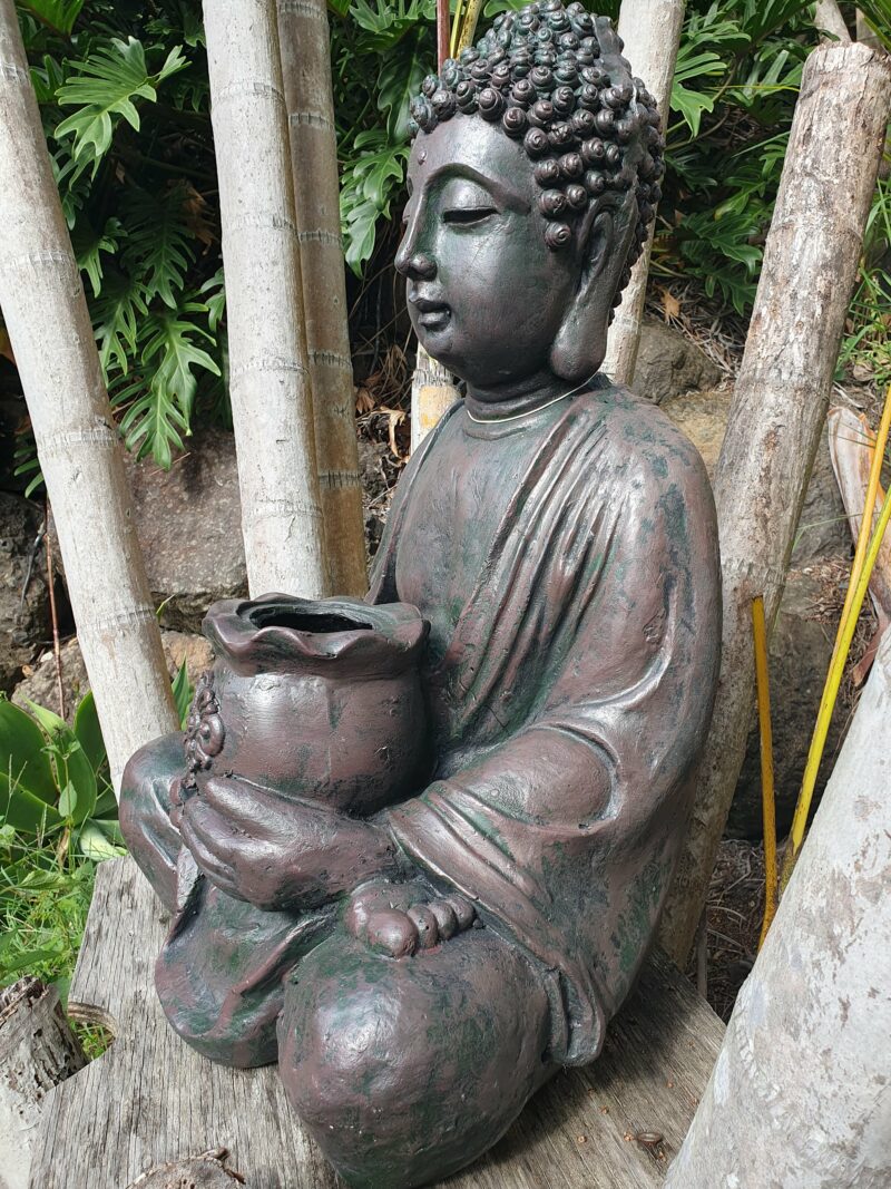 68cm Rulai Buddha Pot Holder — Elegant Garden & Home Decor 🌸 - Image 3