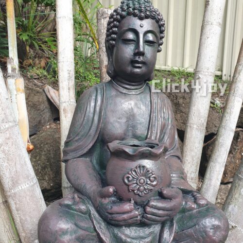 68cm Rulai Buddha Pot Holder — Elegant Garden & Home Decor 🌸
